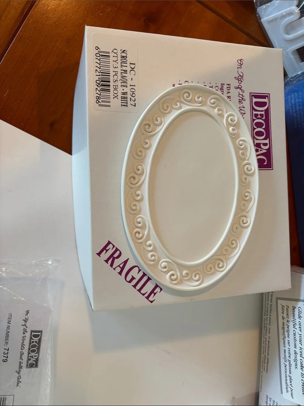 Wilton White & Gold Cake Toppers and Decorating Kit